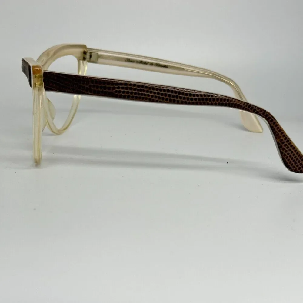 VINTAGE Prince Michel de Bourbon designer sunglasses snakeskin detail‎ H441